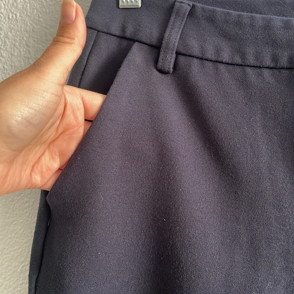 Cabi Pencil Navy Trouser Pants Size 2 - Picture 3 of 10